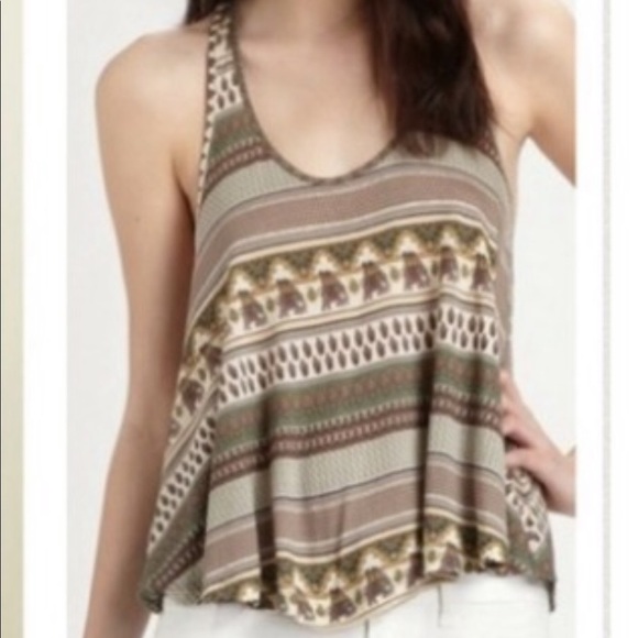 Torn by Ronny Kobo Elephant print tank top - Picture 2 of 10